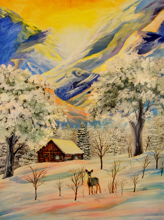 Cottage by Ria Fine Art