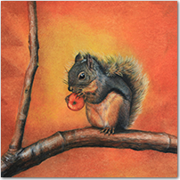 Little Red Squirrel - Click to Enlarge Image