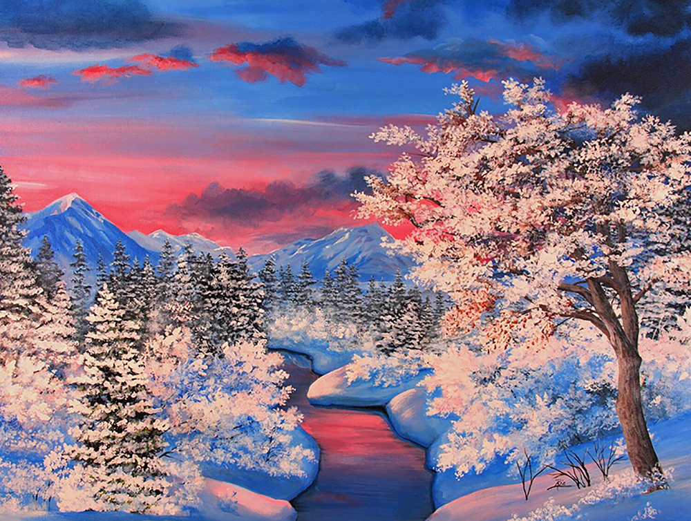 Frosted World by Ria Fine Art