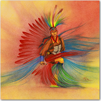 Little Dancing Indian Boy - Click to Enlarge Image