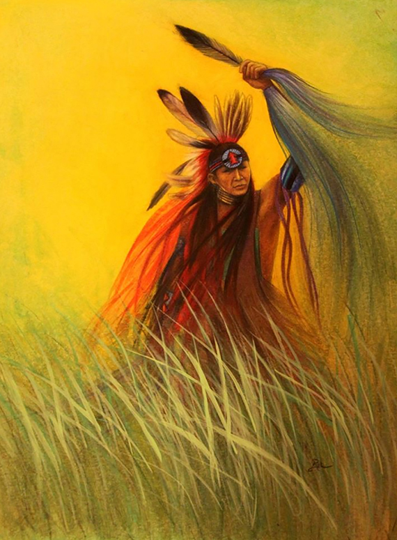 Dancing in the Grass by Ria Fine Art