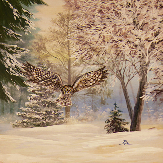 Ghost in the Forest by Ria Fine Art