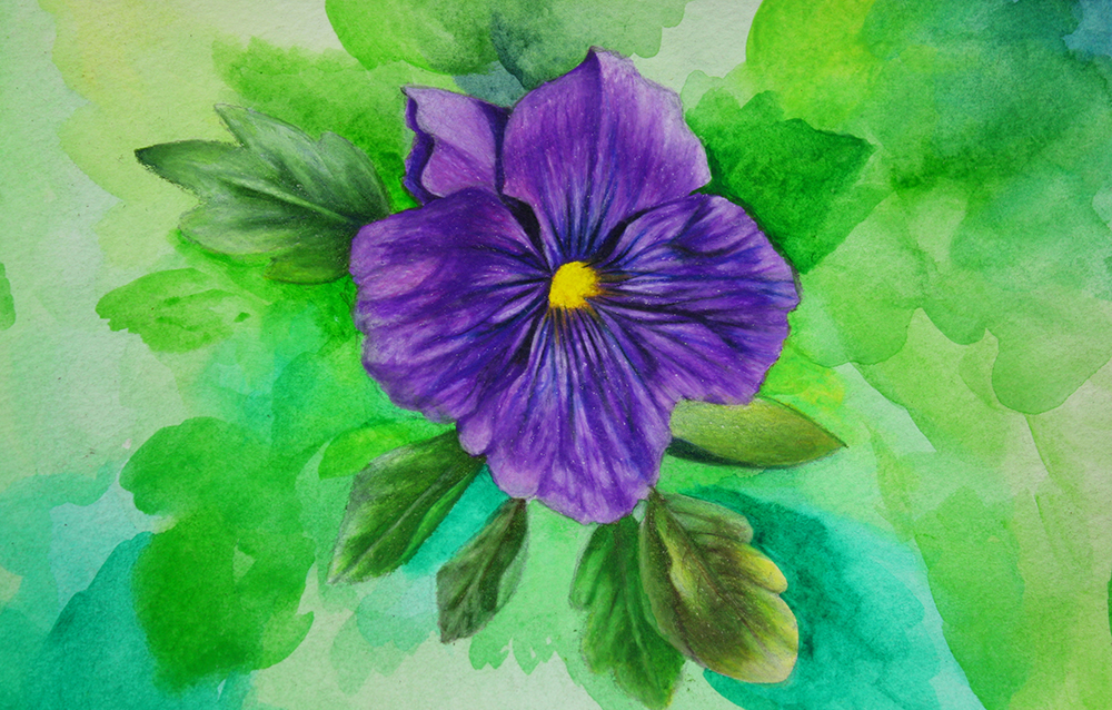 At Temple Square #1 by Ria Fine Art