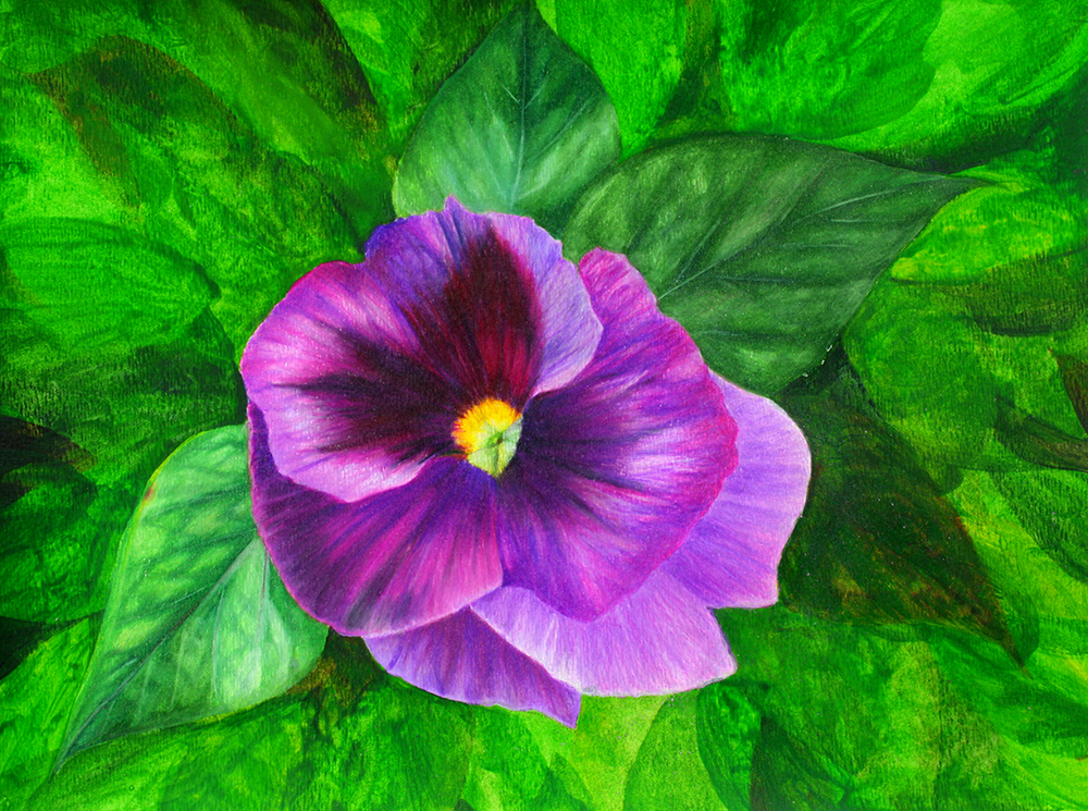 At Temple Square #2 by Ria Fine Art