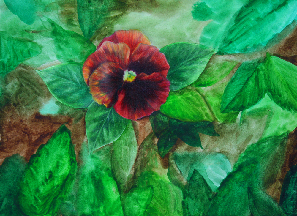 At Temple Square #3 by Ria Fine Art