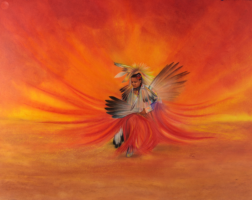 Eagle Dancer by Ria Fine Art