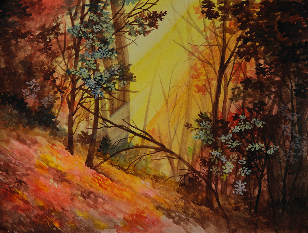 Path to the Grove by Ria Fine Art