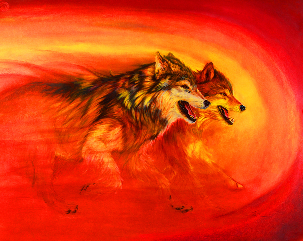 The Hunt by Ria Fine Art