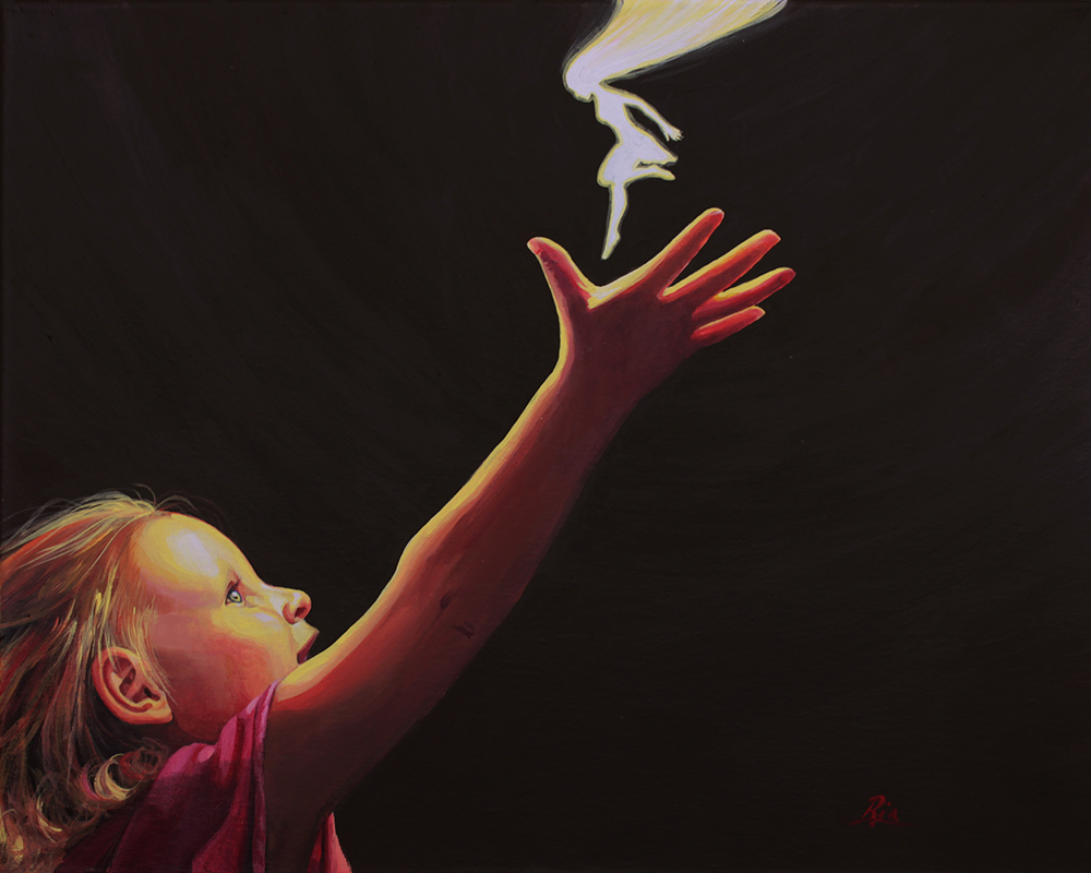 Glow of the Pixie by Ria Fine Art
