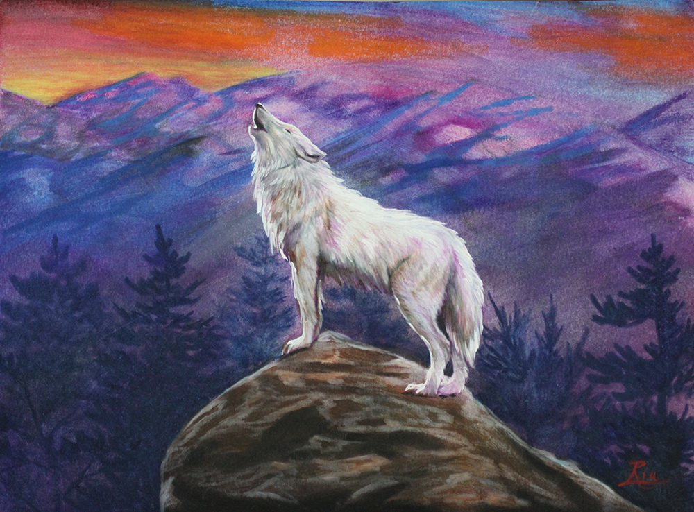 Welcoming the Night by Ria Fine Art