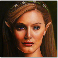 Elf Portrait - Click to Enlarge Image