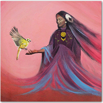 Native American Bird - Click to Enlarge Image