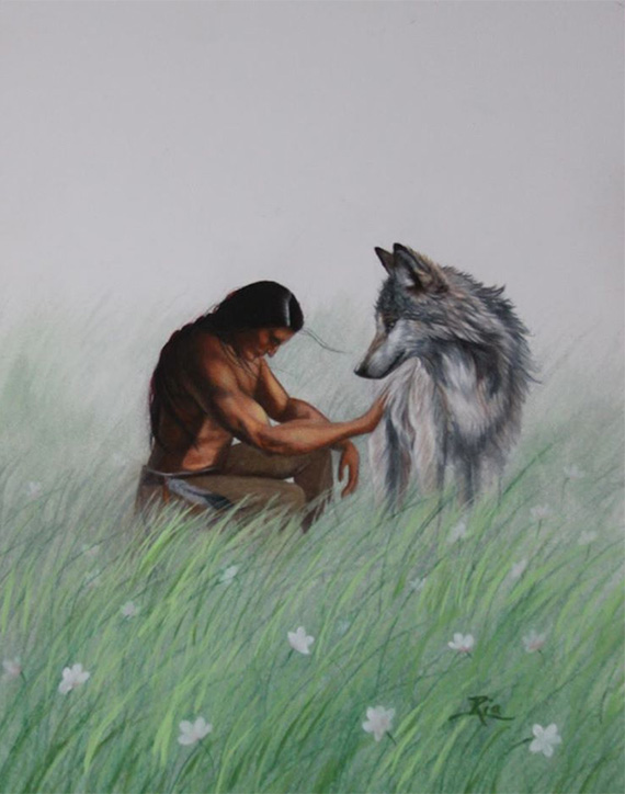 Spirit Brothers by Ria Fine Art