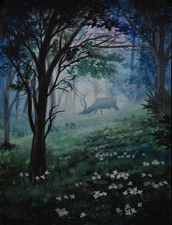 Misty Morning by Ria Fine Art