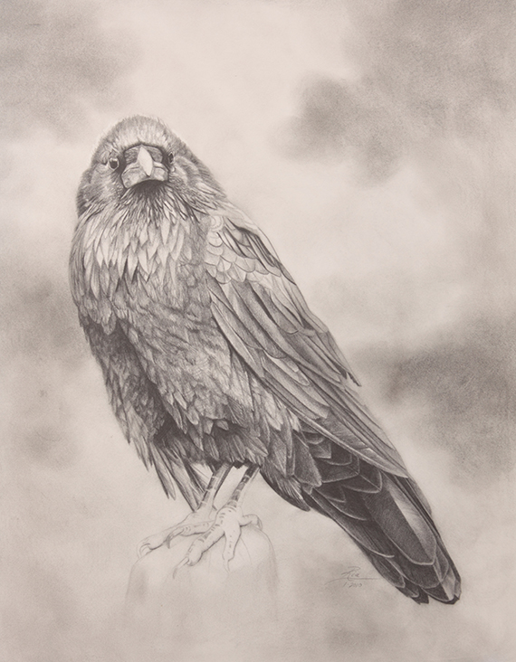 Quoth the Raven by Ria Fine Art
