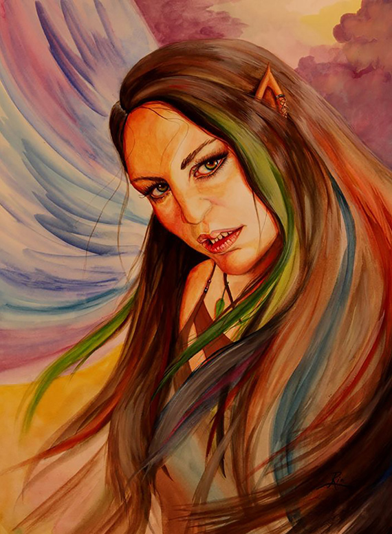 Fight or Flight by Ria Fine Art